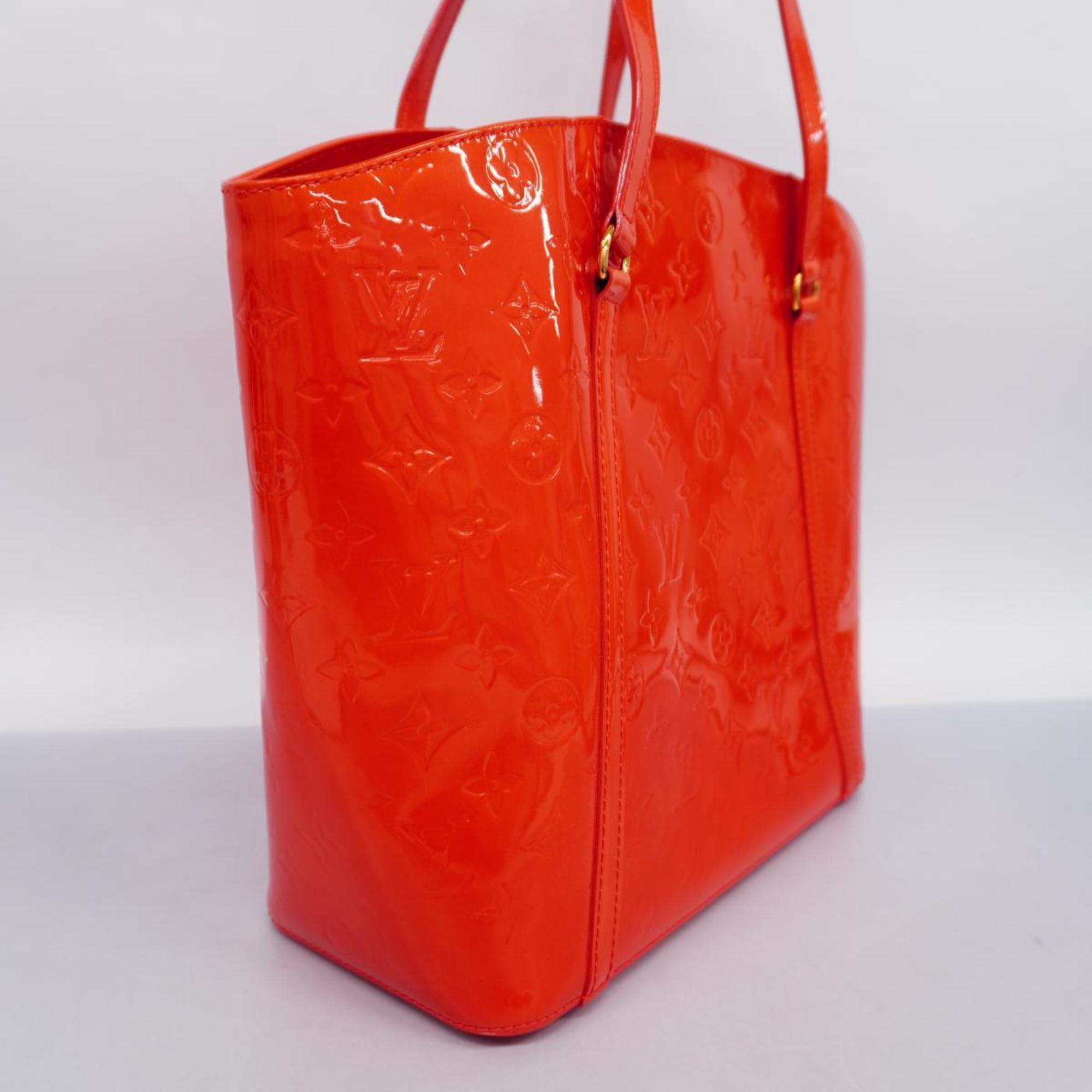 Louis Vuitton Tote Bag Vernis Avalon GM M91726 Rouge Grenadine Ladies