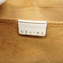 Celine handbag boogie bag leather white ladies