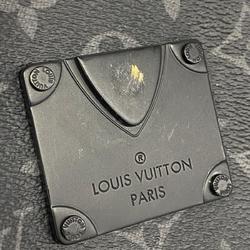 Louis Vuitton Shoulder Bag Monogram Eclipse S Lock Vertical Wearable Wallet M82252 Black Men's