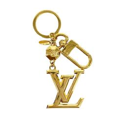 Louis Vuitton Keychain LV Facet M65216 Gold Men's Women's