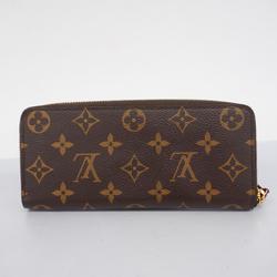 Louis Vuitton Long Wallet Monogram Portefeuille Clemence M60742 Fuchsia Ladies