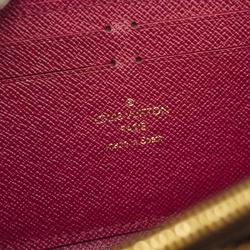 Louis Vuitton Long Wallet Monogram Portefeuille Clemence M60742 Fuchsia Ladies