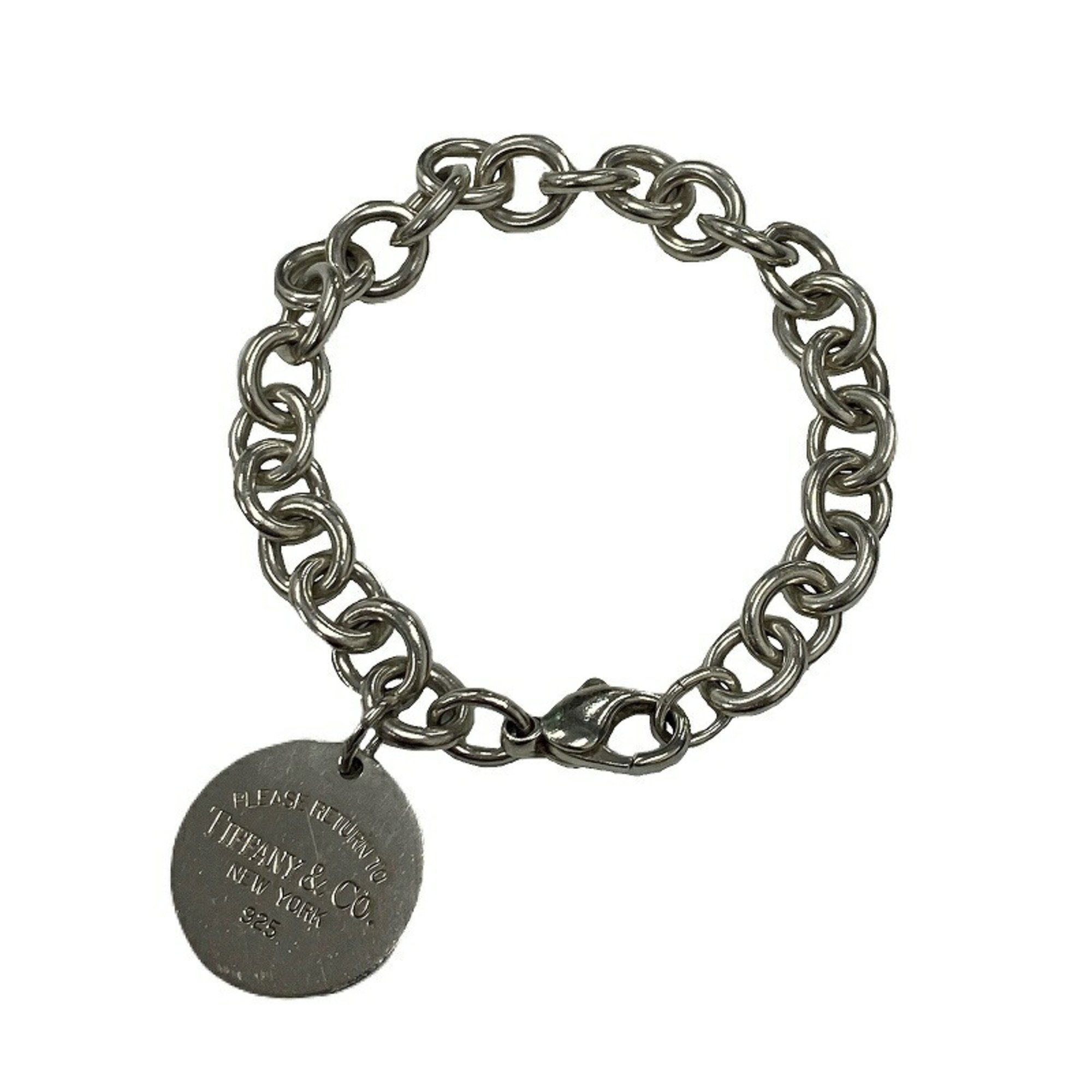 Tiffany & Co. SV925 Return Toe Round Tag Bracelet Total weight: 36.3g 17cm JA-19360