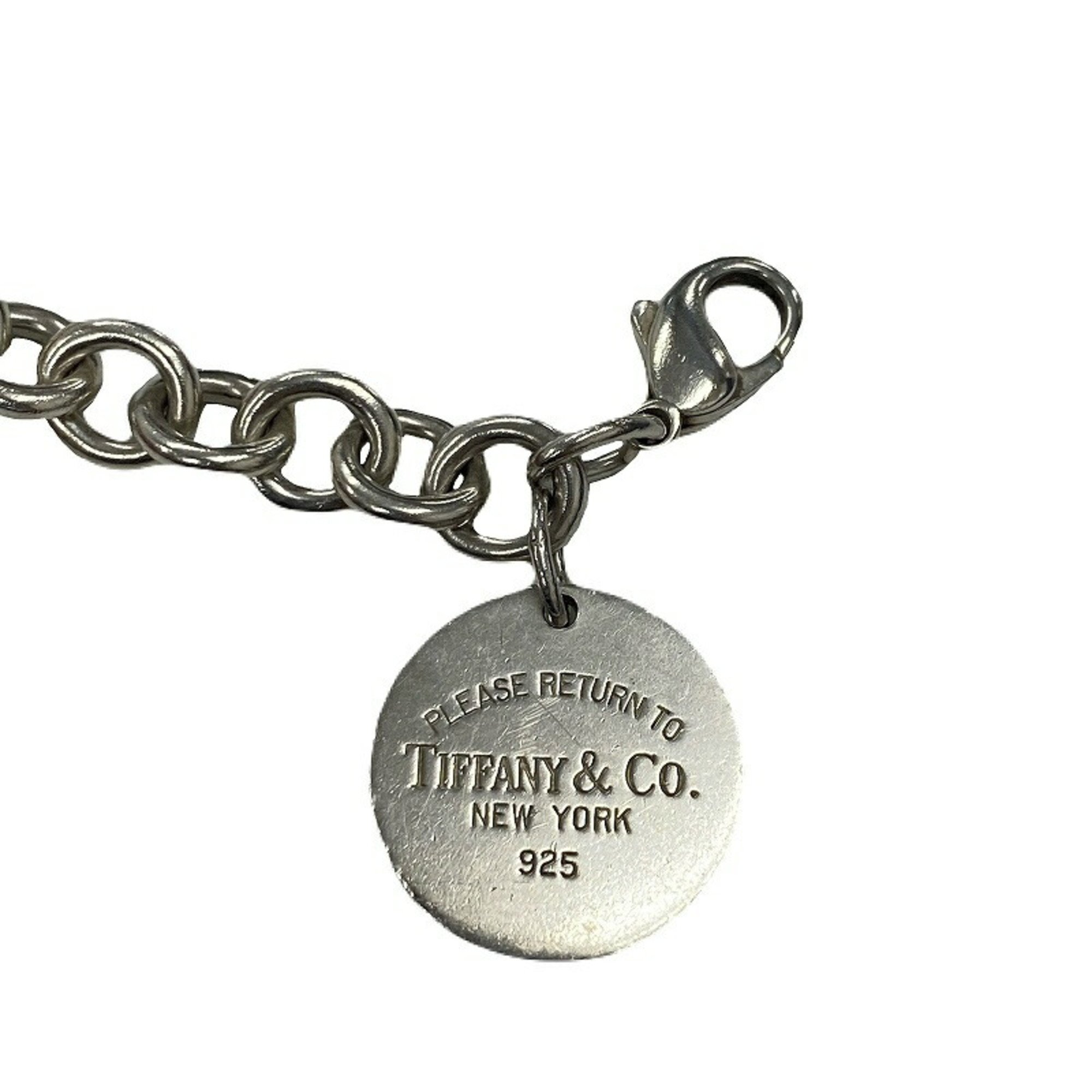 Tiffany & Co. SV925 Return Toe Round Tag Bracelet Total weight: 36.3g 17cm JA-19360