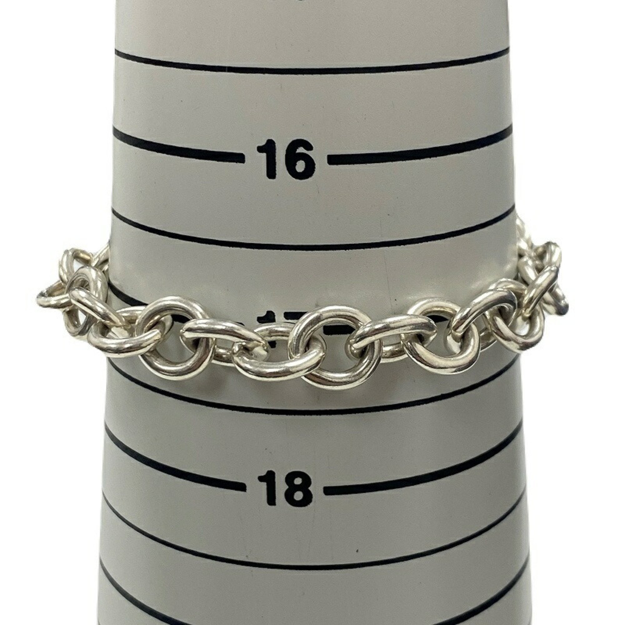 Tiffany & Co. SV925 Return Toe Round Tag Bracelet Total weight: 36.3g 17cm JA-19360