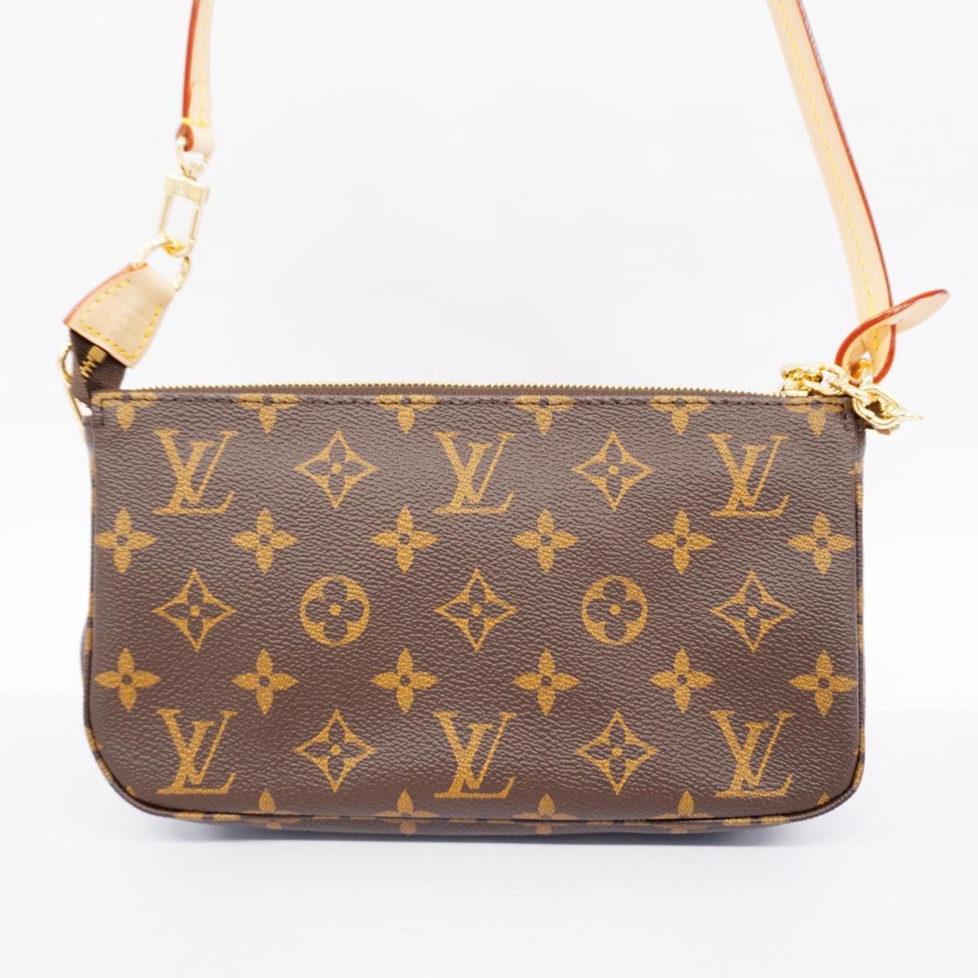 Louis Vuitton Shoulder Bag Monogram Pochette Accessoires M82766 Brown Women's