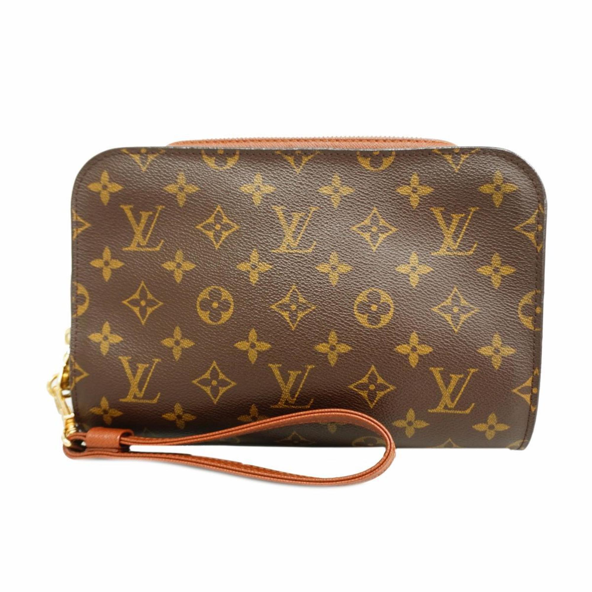 Louis Vuitton Clutch Bag Monogram Orsay M51790 Brown Men's