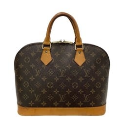 LOUIS VUITTON Monogram Alma M51130 VI1906 Handbag with Padlock (302 Padlock, 2 Keys) Stains KB-8834