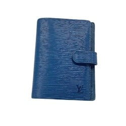 Louis Vuitton LOUIS VUITTON Agenda PM Notebook Cover R20055 Epi CA003 Blue 6 Holes MK-476