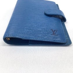 Louis Vuitton LOUIS VUITTON Agenda PM Notebook Cover R20055 Epi CA003 Blue 6 Holes MK-476