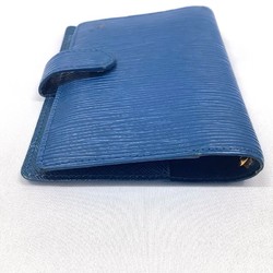 Louis Vuitton LOUIS VUITTON Agenda PM Notebook Cover R20055 Epi CA003 Blue 6 Holes MK-476