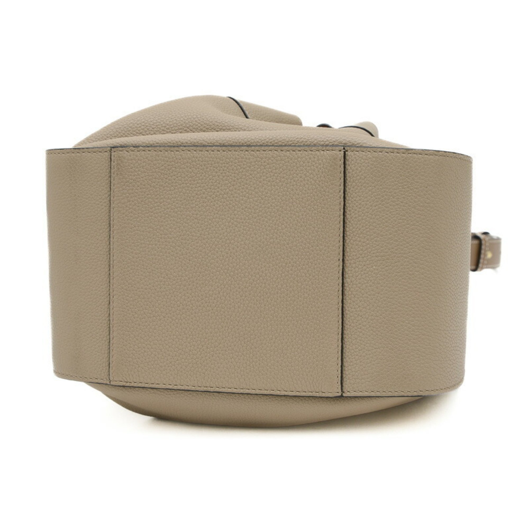 LOEWE Hammock Drawstring Small Shoulder Bag in Calfskin Sand Beige