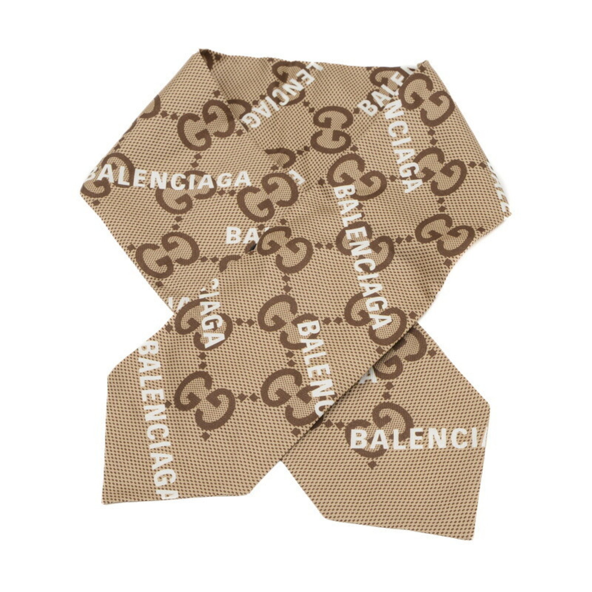 Gucci x Balenciaga The Hacker Project Maxi GG Neck Bow Scarf 676777