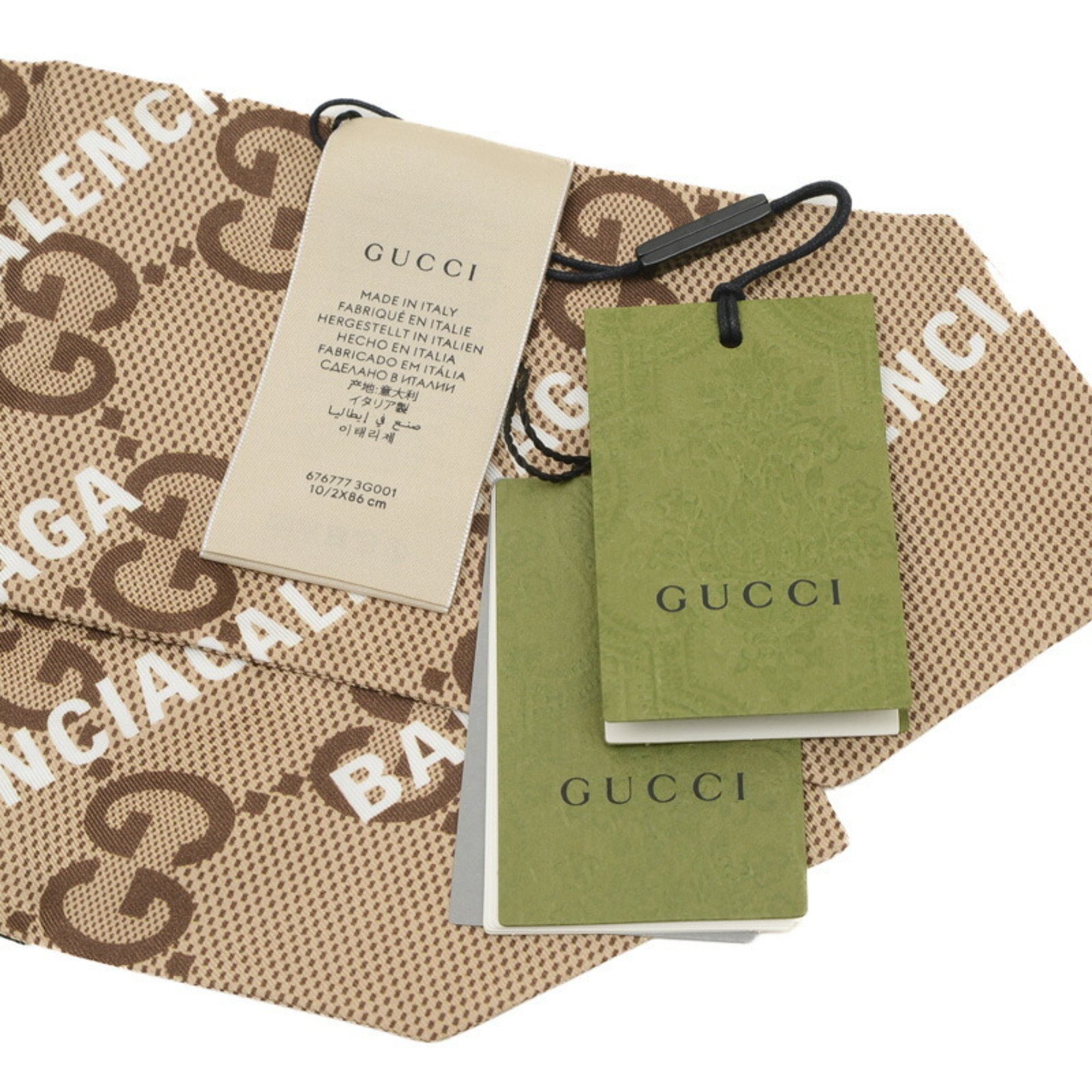 Gucci x Balenciaga The Hacker Project Maxi GG Neck Bow Scarf 676777