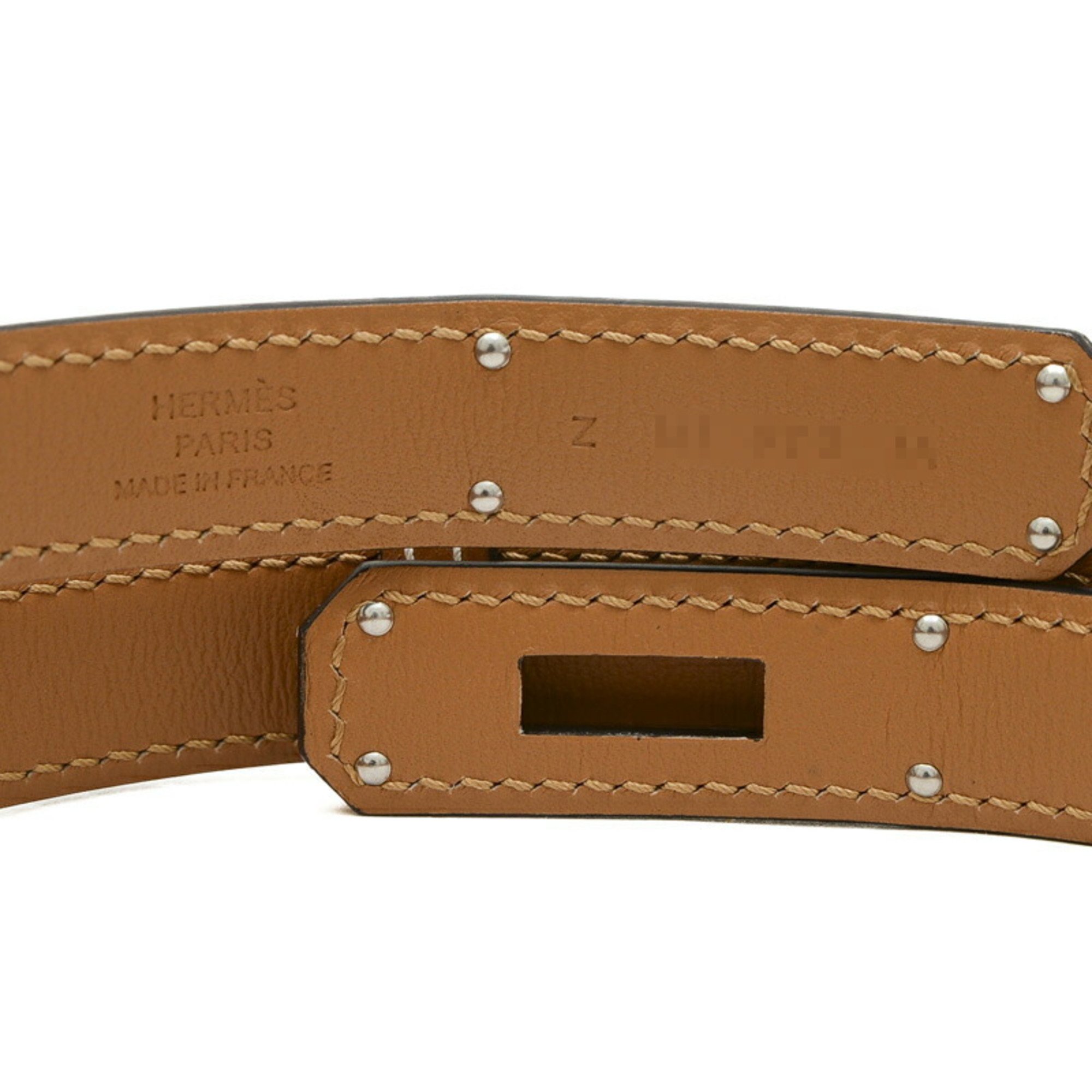 Hermes Kelly Belt Epson Gold Z Stamp