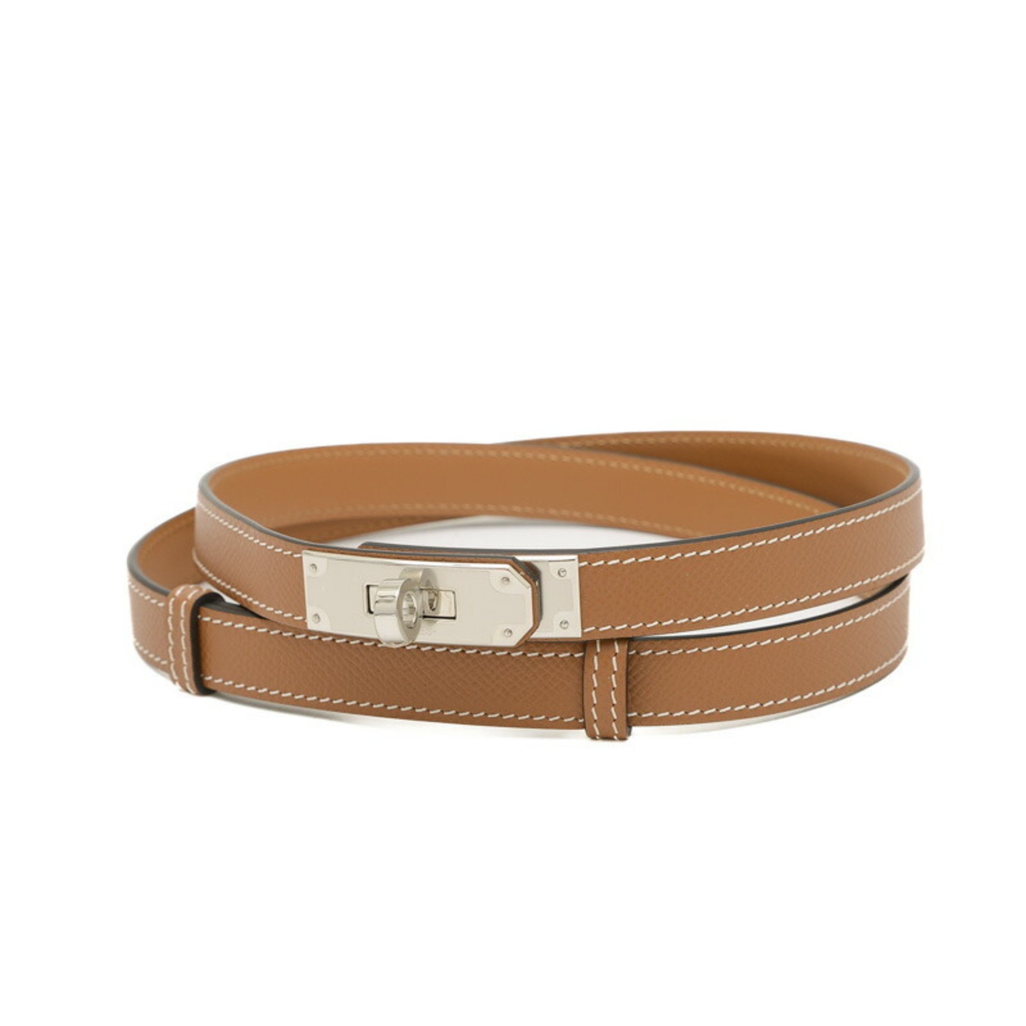 Hermes Kelly Belt Epson Gold Z Stamp