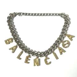 GUCCI BALENCIAGA Men's Script Choker Pendant Necklace