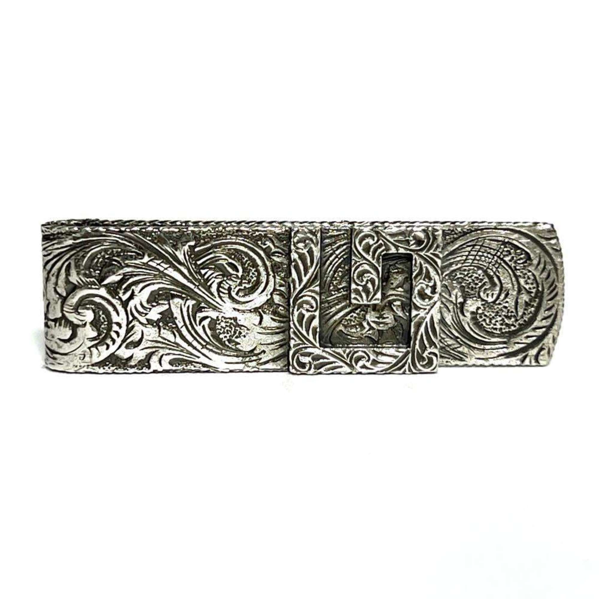 GUCCI Men's Money Clip Bill Arabesque Silver 925