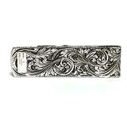 GUCCI Men's Money Clip Bill Arabesque Silver 925