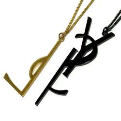 Yves Saint Laurent Saint Laurent SAINT LAURENT Women's Monogram Deconstructed Necklace Pendant