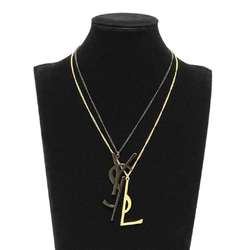 Yves Saint Laurent Saint Laurent SAINT LAURENT Women's Monogram Deconstructed Necklace Pendant