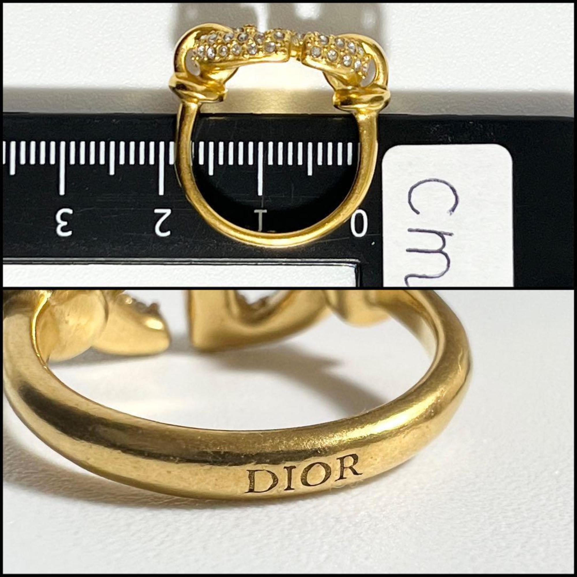 Christian Dior Dior Women's Ring CD Navy