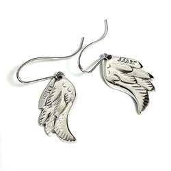 Christian Dior Dior Women's Earrings Hook Drop Feather