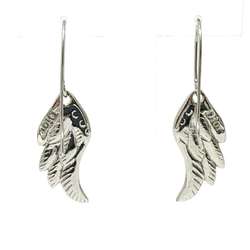 Christian Dior Dior Women's Earrings Hook Drop Feather