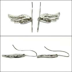 Christian Dior Dior Women's Earrings Hook Drop Feather