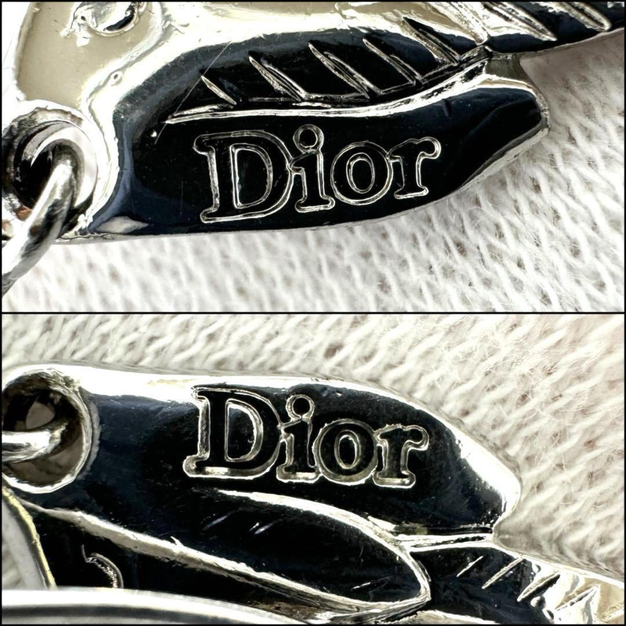 Christian Dior Dior Women's Earrings Hook Drop Feather