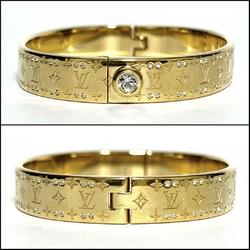 LOUIS VUITTON Women's Rigid Bracelet Nanogram Strass