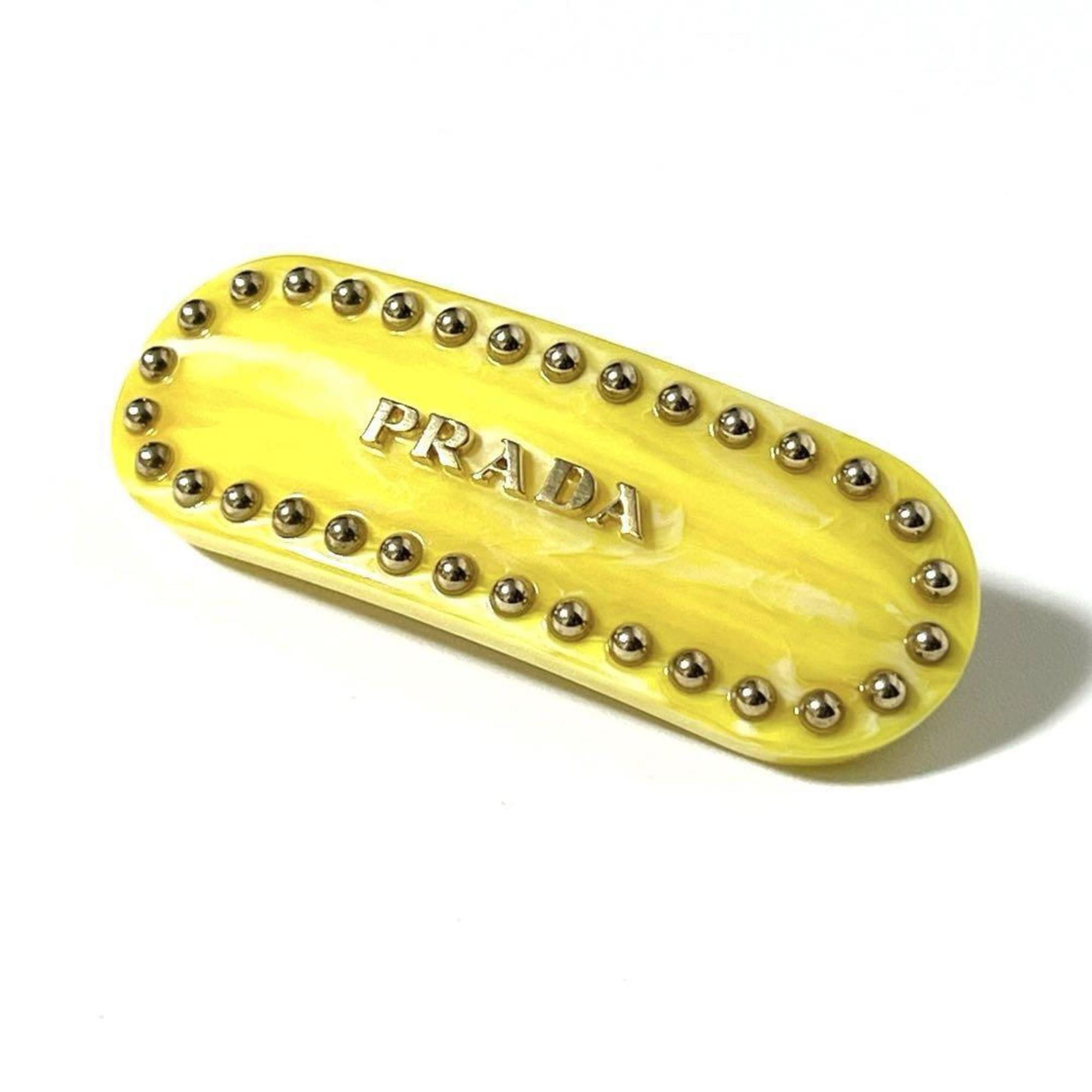 PRADA Women's Barrette Plex Hair Clip Hairpin