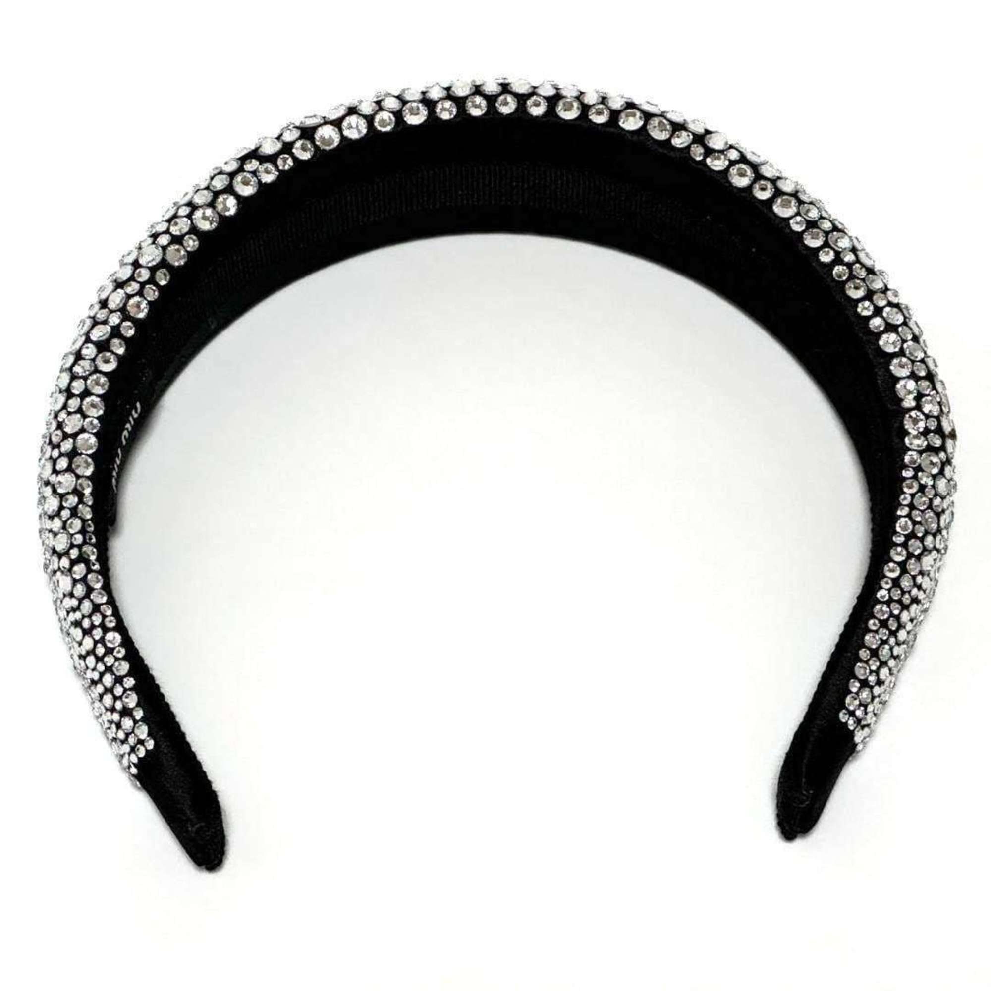 Miu Miu Miu Women's Duchess Beaded Trim Headband