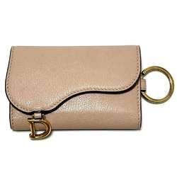 Dior Women's Saddle Key Case Leather