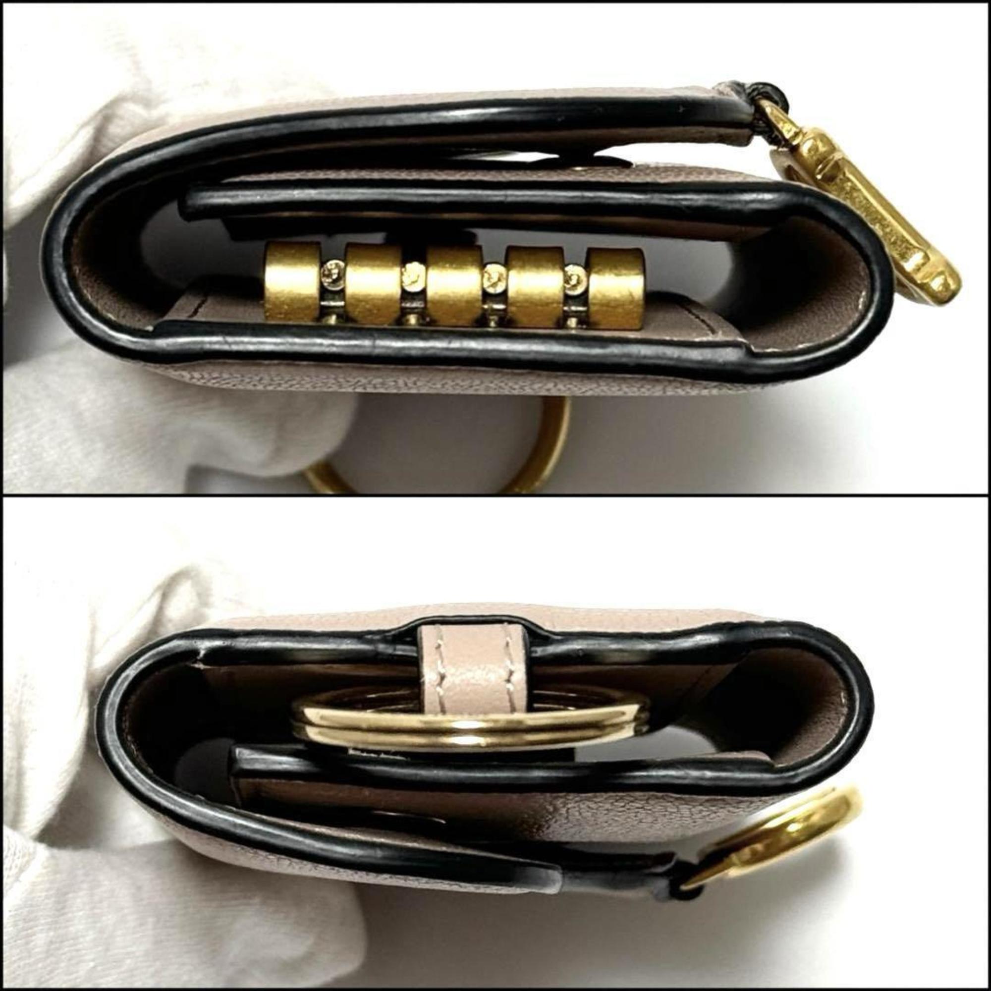 Dior Women's Saddle Key Case Leather