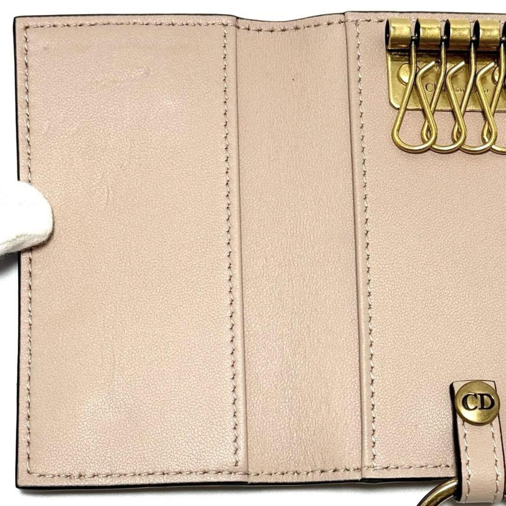 Dior Women's Saddle Key Case Leather