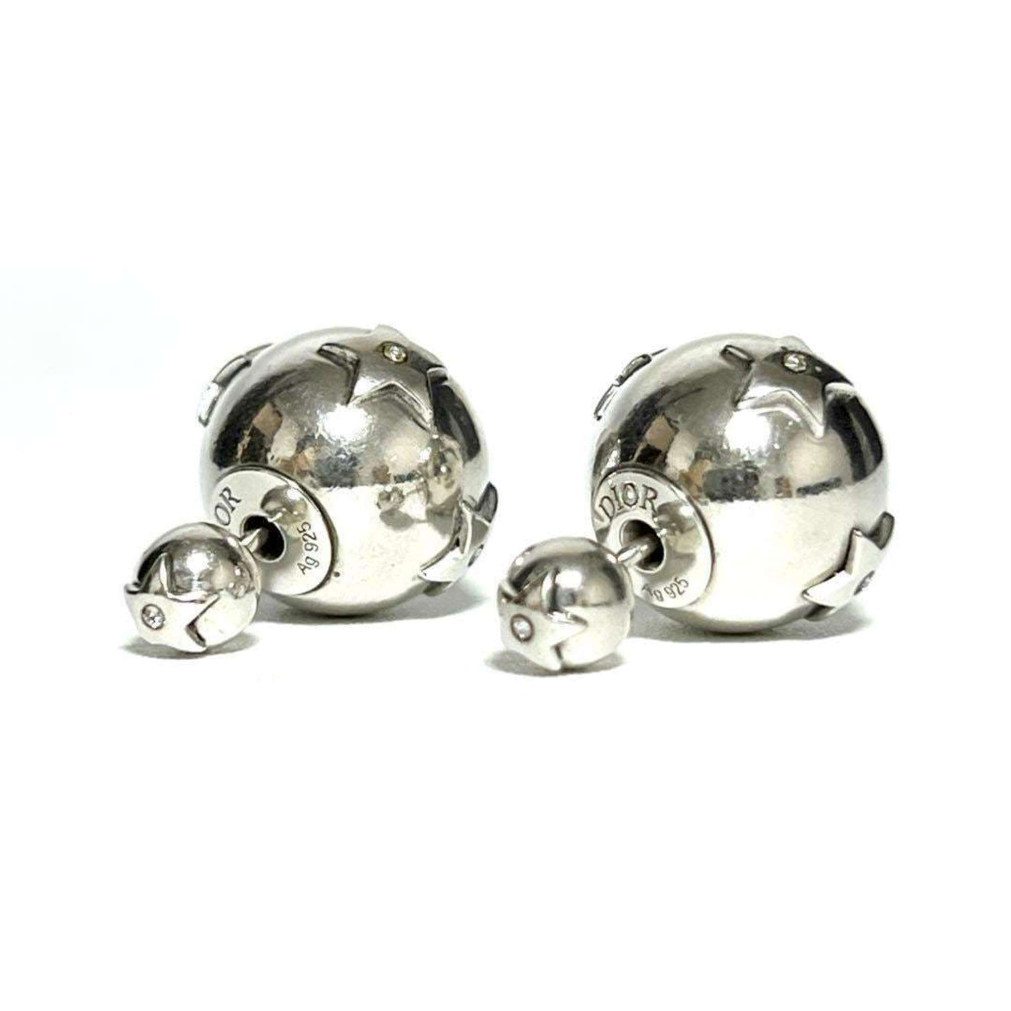 Christian Dior Dior Men's Tribal Earrings, Silver 925