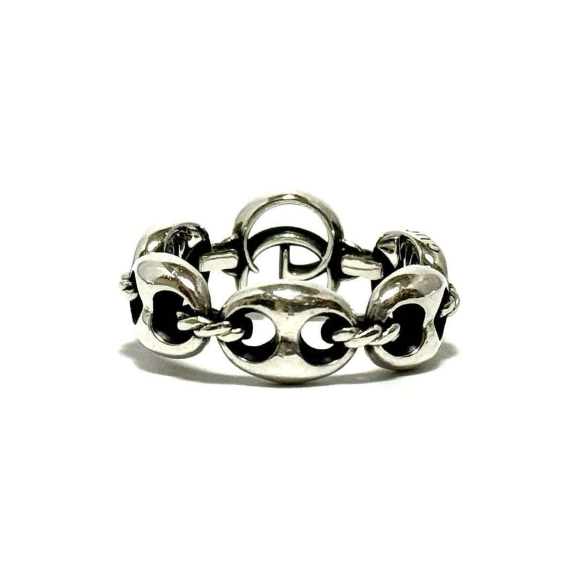 GUCCI Men's Anchor Chain Ring, Silver 925