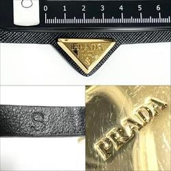 PRADA Women's Saffiano Triangle Bracelet Leather