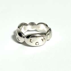 CHANEL Women's Logo Ring, Silver