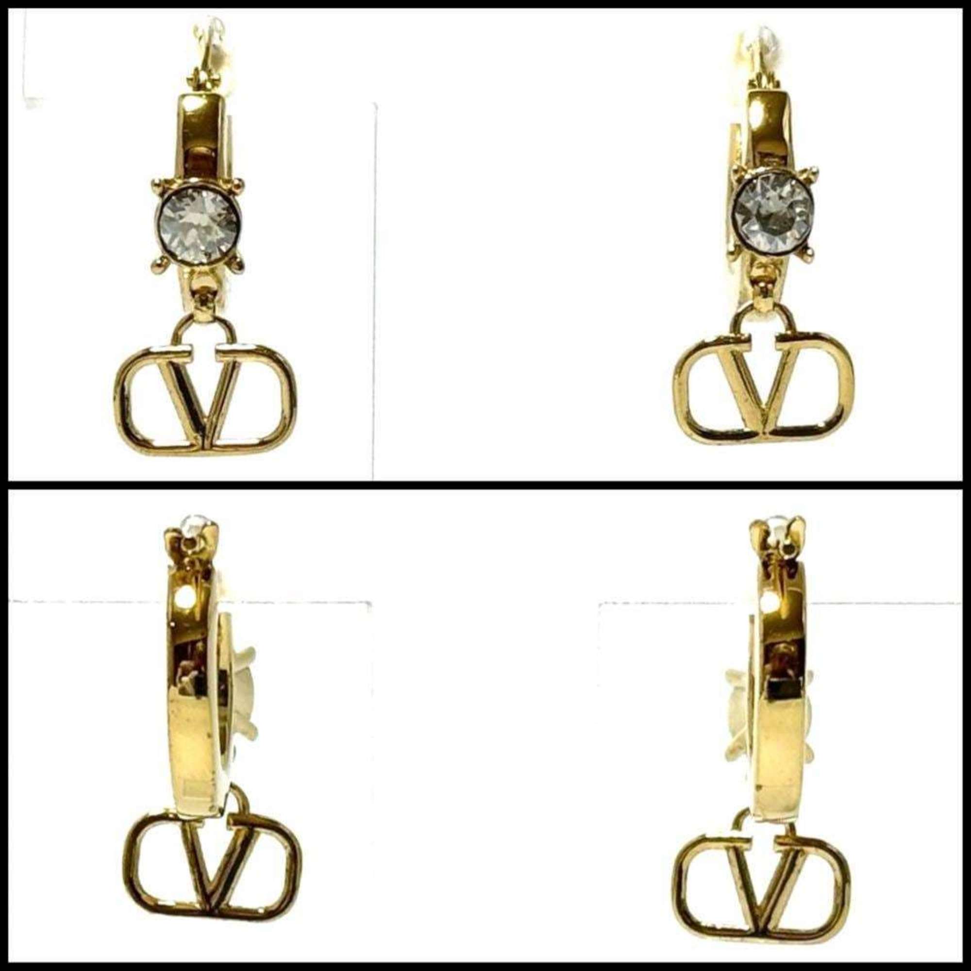 Valentino VALENTINO GARAVANI Women's Mini V Logo Signature Earrings