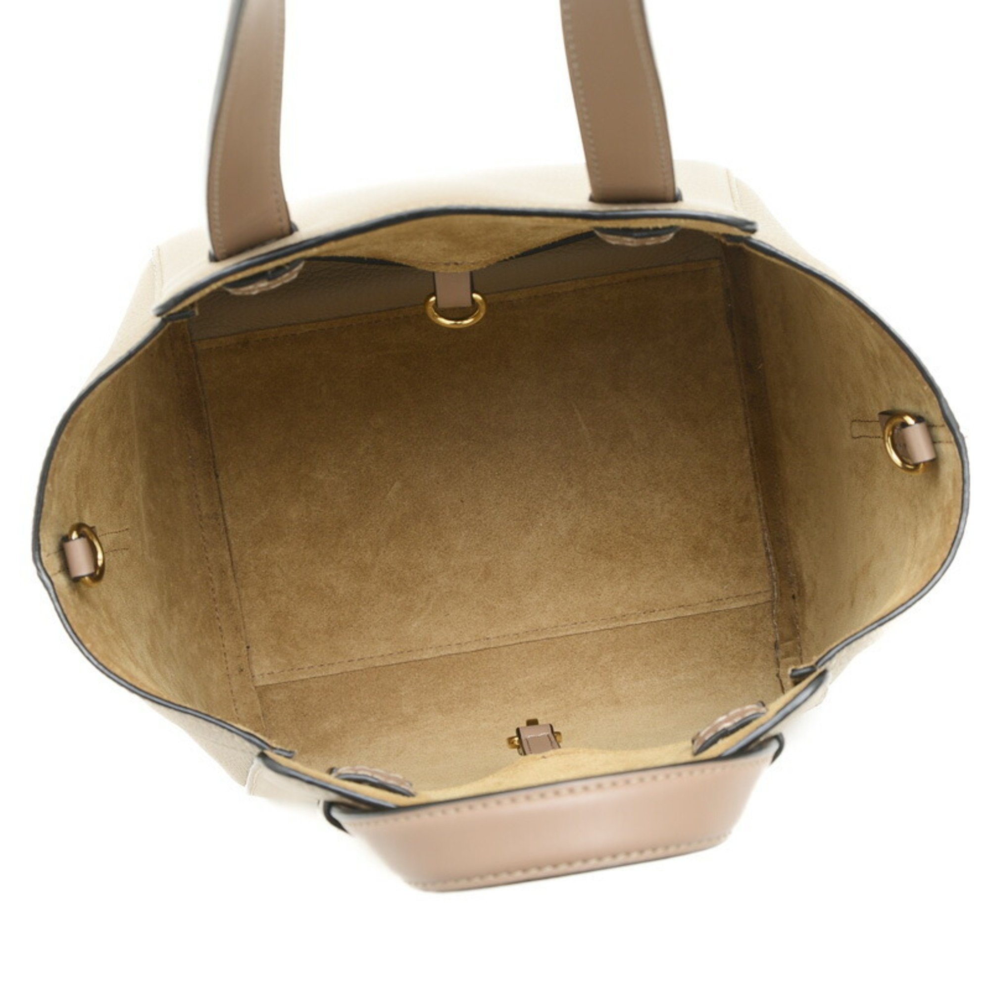 LOEWE HAMMOCK NUGGET SHOULDER BAG IN CALFSKIN SAND BEIGE