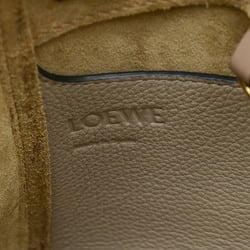 LOEWE HAMMOCK NUGGET SHOULDER BAG IN CALFSKIN SAND BEIGE