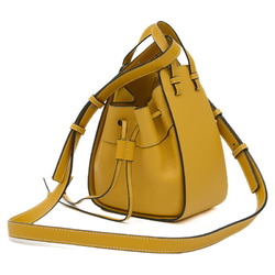 LOEWE Hammock Drawstring Bag in Calfskin Sunflower A538V07X06