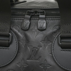 Louis Vuitton Monogram Shadow Speedy Bandouliere 40 Leather Noir M43696