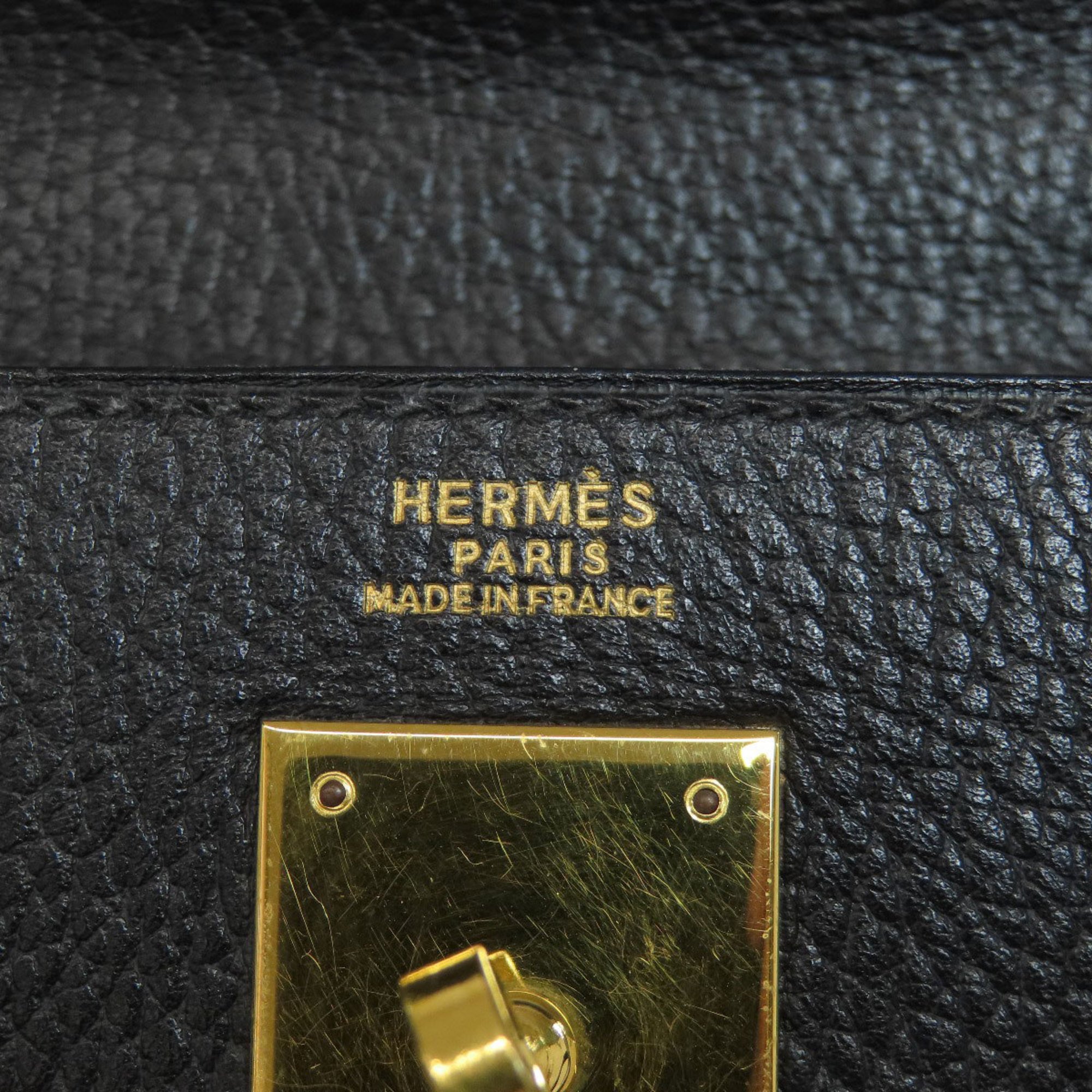 Hermes Kelly 32 Outer Stitching Handbag Ardennes Women's HERMES