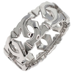 Cartier Entrelacé #55 Ring, 18K White Gold, Women's, CARTIER