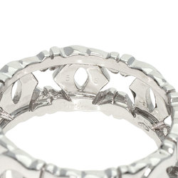 Cartier Entrelacé #55 Ring, 18K White Gold, Women's, CARTIER