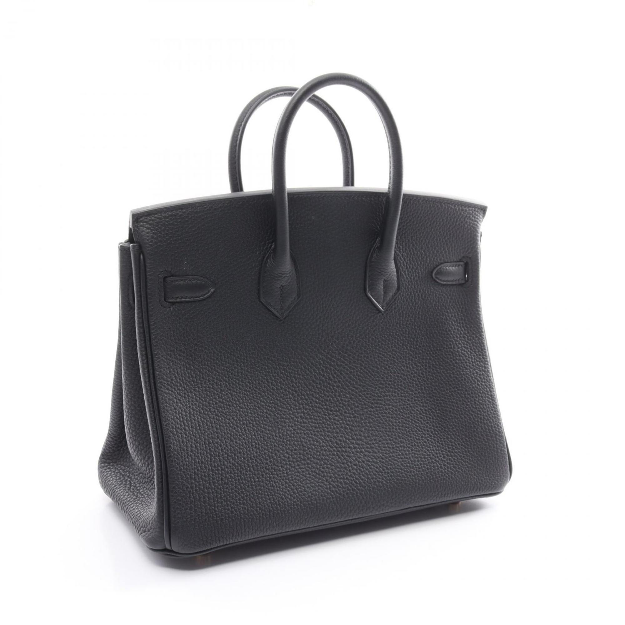 Hermes HERMES Birkin 25 Handbag Bag Togo Women's Black