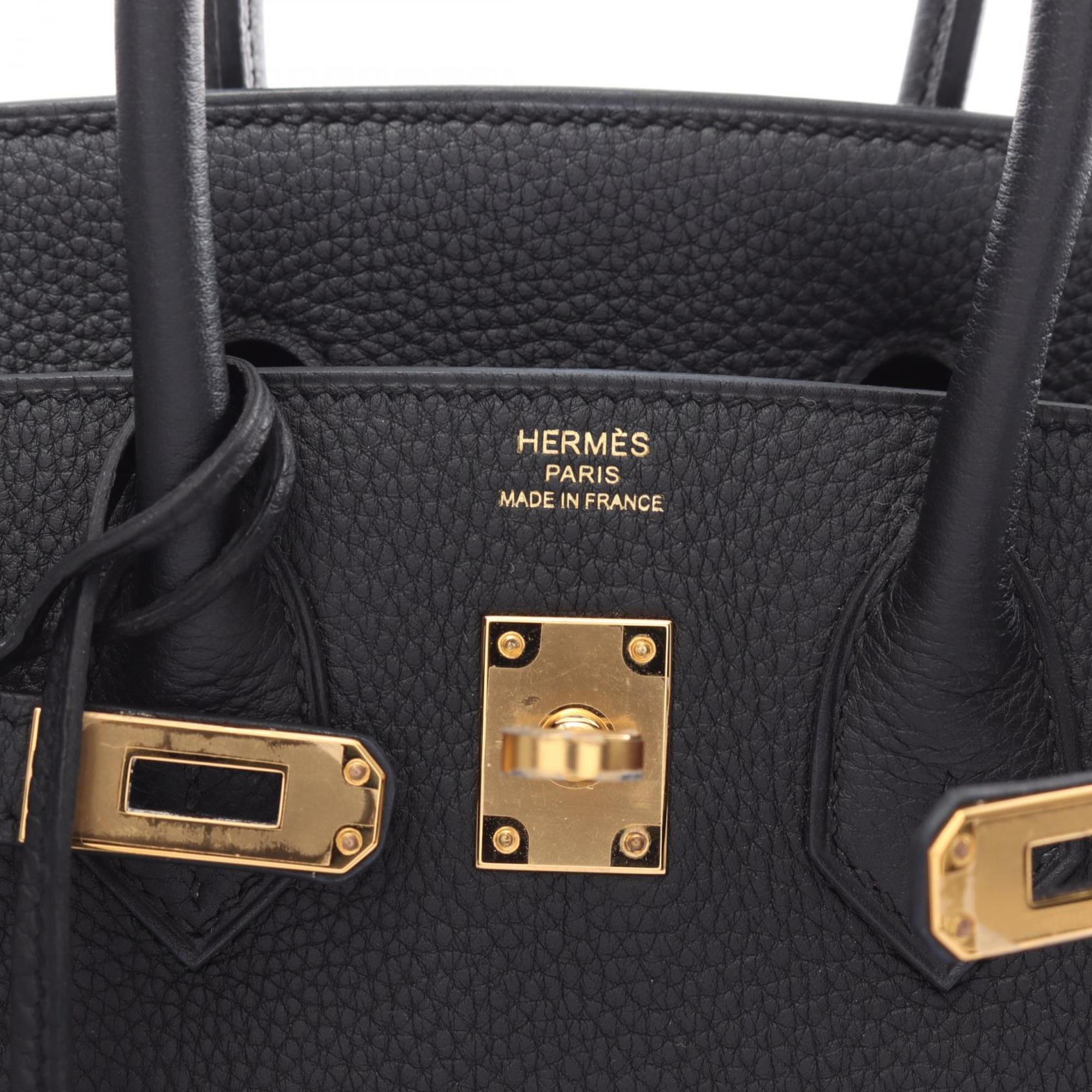 Hermes HERMES Birkin 25 Handbag Bag Togo Women's Black